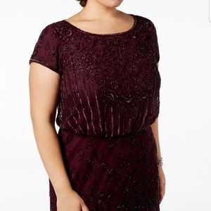 Adrianna Papell beautiful sz 14w gown